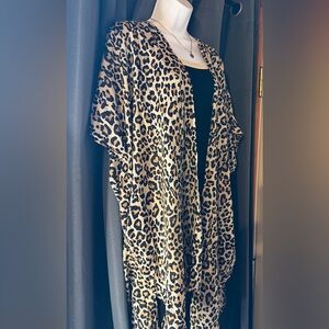 Leopard Print Women's cover up
